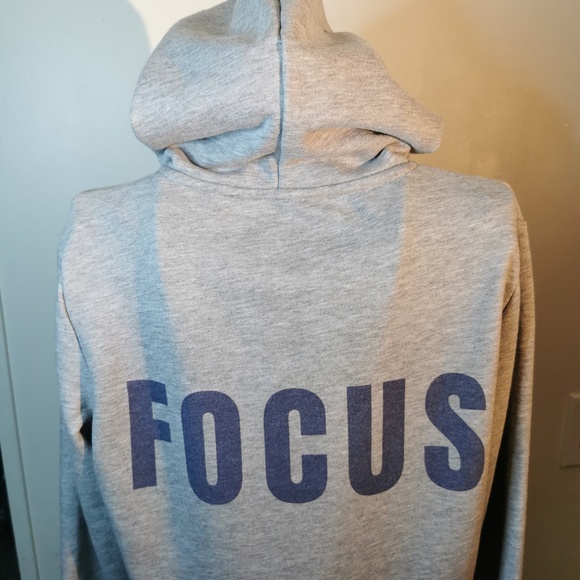 Old School Grey Hoodie Sz. S Cute and Fashionable - Picture 8 of 15